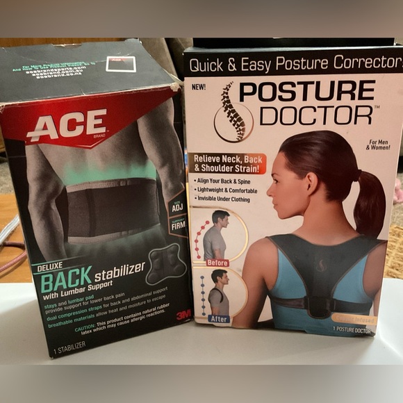Ace back stab., Seen on TV posture &TheraCare heating pad triple bundle set . - Picture 4 of 7
